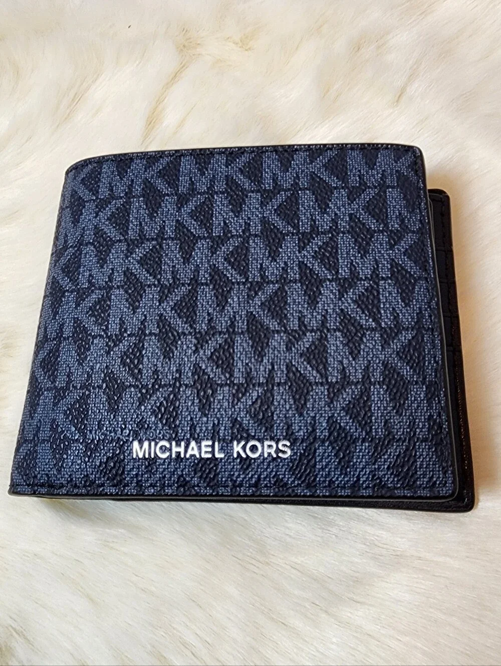 Michael Kors Navy Signature Cooper Wallet